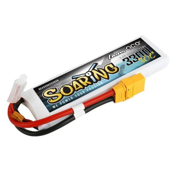 Baterie Gens Ace Soaring 3300mAh 7.4V 30C 2S1P XT90