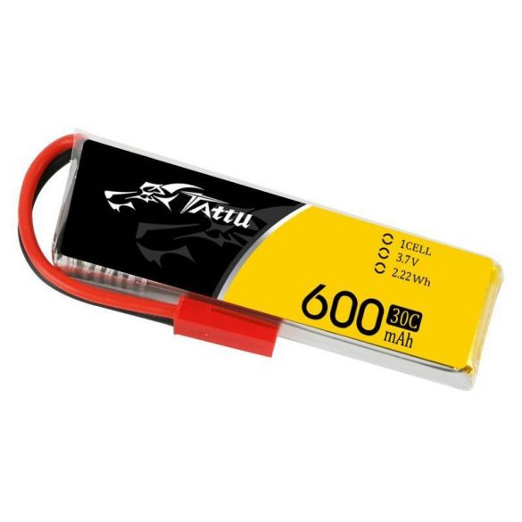 Baterie Tattu 600mAh 3.7V 30C 1S1P JST