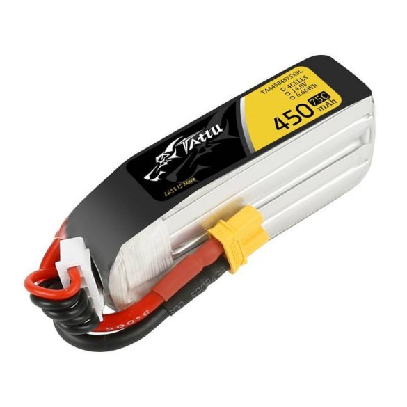 Tattu 450mAh 14.8V 75C 4S1P Baterie lungă