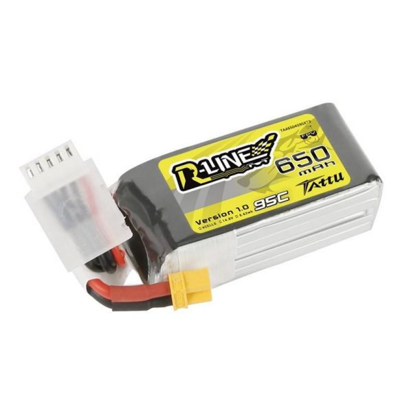 Baterie Tattu R-Line 650mAh 14.8V 95C 4S1P XT30