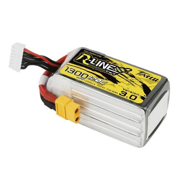 Baterie Tattu R-Line versiunea 3.0 1300mAh 22.2V 120C 6S1P XT60