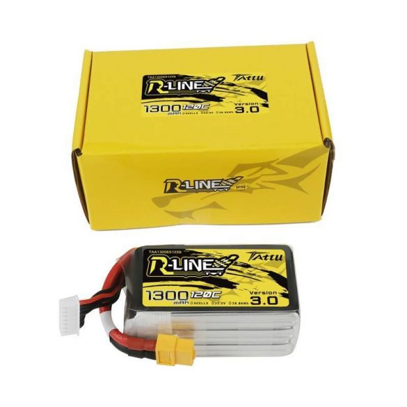 Baterie Tattu R-Line versiunea 3.0 1300mAh 22.2V 120C 6S1P XT60