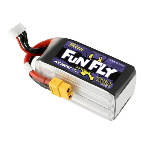 Baterie Tattu Funfly 1550mAh 14.8V 100C 4S1P