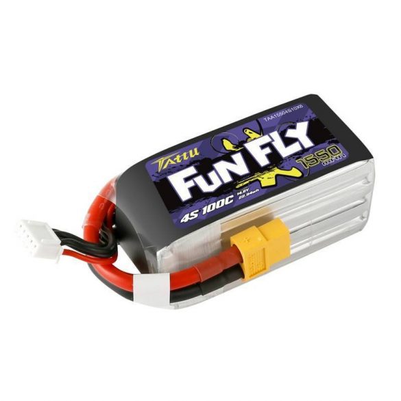 Baterie Tattu Funfly 1550mAh 14.8V 100C 4S1P