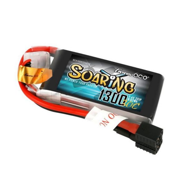 Baterie Gens Ace Soaring 1300mAh 7.4V 30C 2S1P EC3 / XT60 / T-Plug