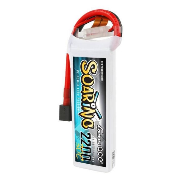 Baterie Gens Ace Soaring 2200mAh 7.4V 30C 2S1P EC3/XT60/T-conector