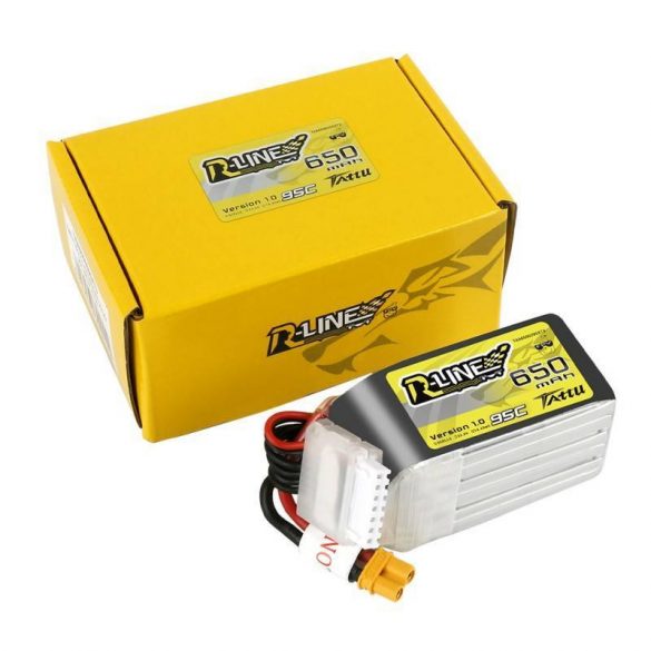 Baterie Tattu R-Line 650mAh 22.2V 95C 6S1P XT30U-F