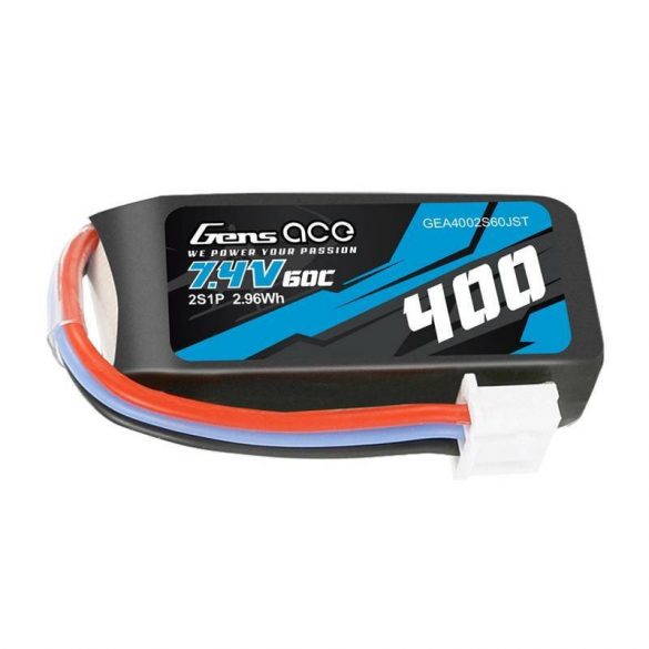 Baterie Gens Ace 400mAh 7.4V 60C 2S1P JST 7.4V 60C JST