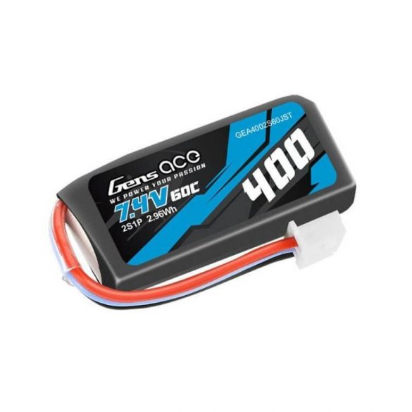 Baterie Gens Ace 400mAh 7.4V 60C 2S1P JST 7.4V 60C JST