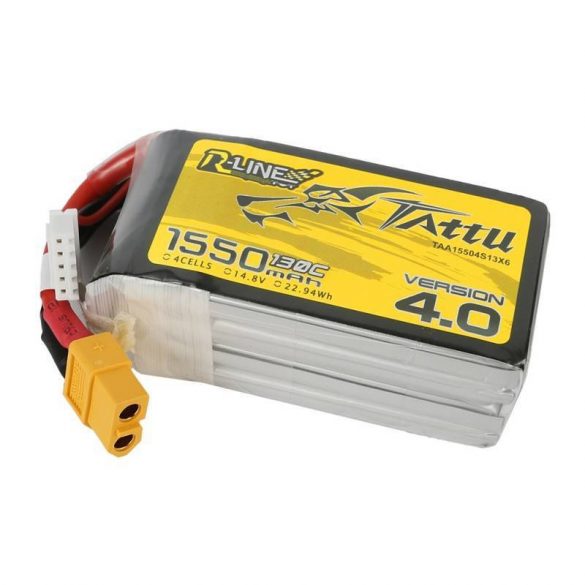 Baterie Tattu R-Line versiunea 4.0 1550mAh 14.8V 130C 4S1P XT60