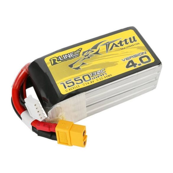 Baterie Tattu R-Line versiunea 4.0 1550mAh 14.8V 130C 4S1P XT60