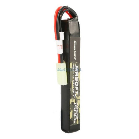 Gens ace 25C 1500mAh 2S1P 7.4V Airsoft Gun Lipo Batterymini Tamiya Plug Baterie Tamiya