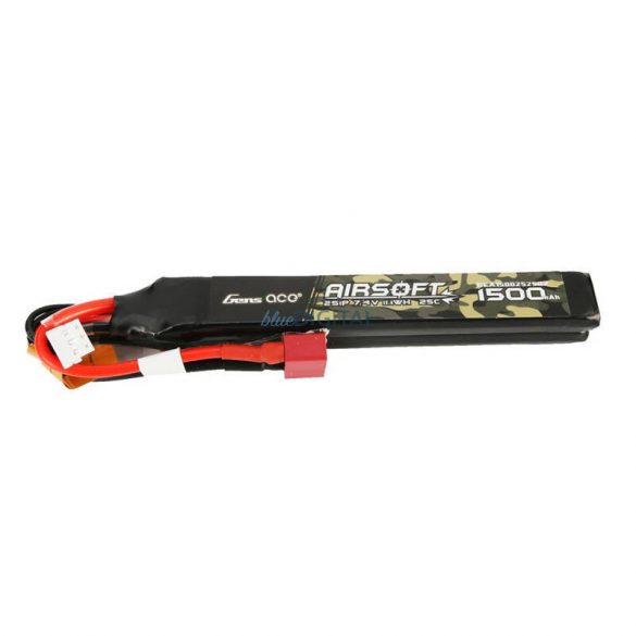 Gens ace 25C 1500mAh 3S1P 11.1V Airsoft Gun Lipo Batterymini Tamiya Plug Baterie Tamiya