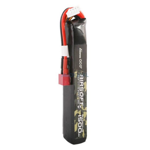 Gens ace 25C 1500mAh 3S1P 11.1V Airsoft Gun Lipo baterie T Plug