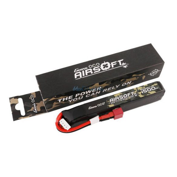 Gens ace 25C 1500mAh 3S1P 11.1V Airsoft Gun Lipo baterie T Plug