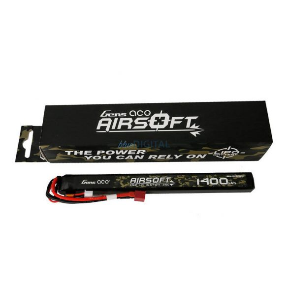 Gens ace 25C 1400mAh 3S1P 11.1V Airsoft Gun Lipo baterie T Plug