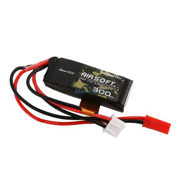 Gens ace 25C 3000mAh 2S2P 7.4V Saddle Airsoft Gun Lipo Battery Mini Deans(T) Plug