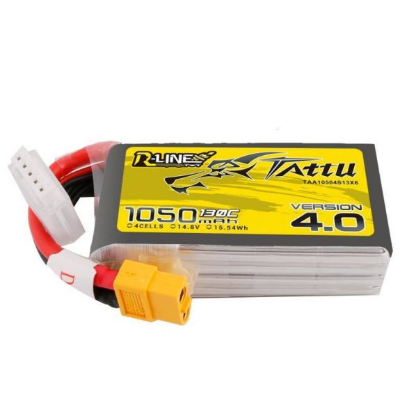 Baterie Tattu R-Line 4.0 1050mAh 14.8V 130C 4S1P XT60