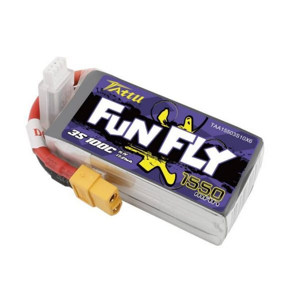 Tattu Funfly 1550mAh 11.1V 100C 3S1P akkumulátor