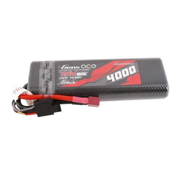 Baterie de impact Gens Ace G-Tech 4000mAh 7.4V 60C 2S1P Hardcase T-Plug