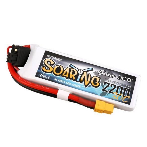 Baterie Gens Ace G-Tech Soaring 2200mAh 7.4V 30C 2S1P XT60