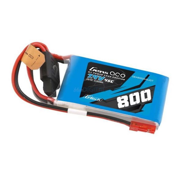 Pachet de baterii Lipo Gens ace G-Tech Lipo 800mah 7.4V 45C 2S1P