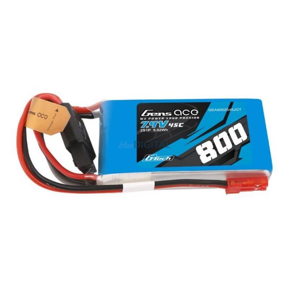 Pachet de baterii Lipo Gens ace G-Tech Lipo 800mah 7.4V 45C 2S1P