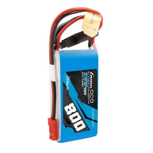 Pachet de baterii Lipo Gens ace G-Tech Lipo 800mah 7.4V 45C 2S1P