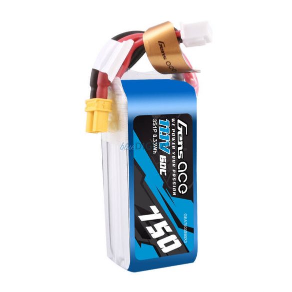 PACHET BATERIE GENS ACE 750MAH 11.1V 60C 3S1P LIPO XT30