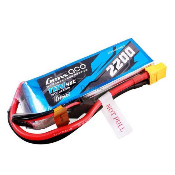 Baterie Gens Ace G-Tech 2200mAh 11.1V 45C 3S1P XT60 Plug