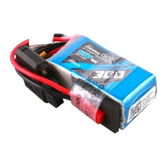 Gens Ace G-Tech 300mAh 11.1V 45C 3S1P Pachet de baterii Lipo JST-SYP Plug JST-SYP