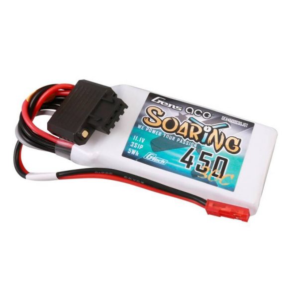 Baterie Lipo Gens ace G-Tech Soaring 450mAh 11.1V 30C 3S1P