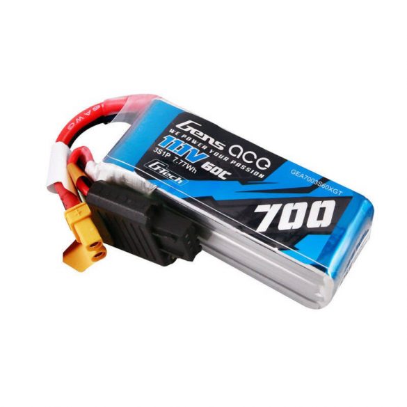 Pachet de baterii Lipo Gens ace G-Tech 700mAh 11.1V 60C 3S1P