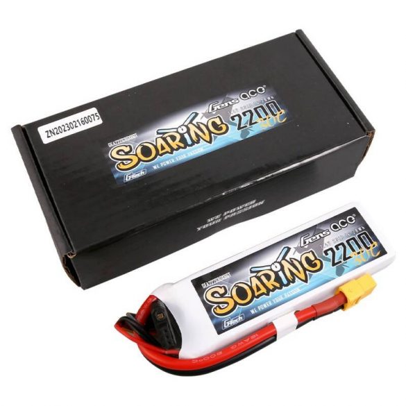 Baterie Gens ace G-Tech Soaring 2200mAh 11.1V 30C 3S1P Baterie Lipo