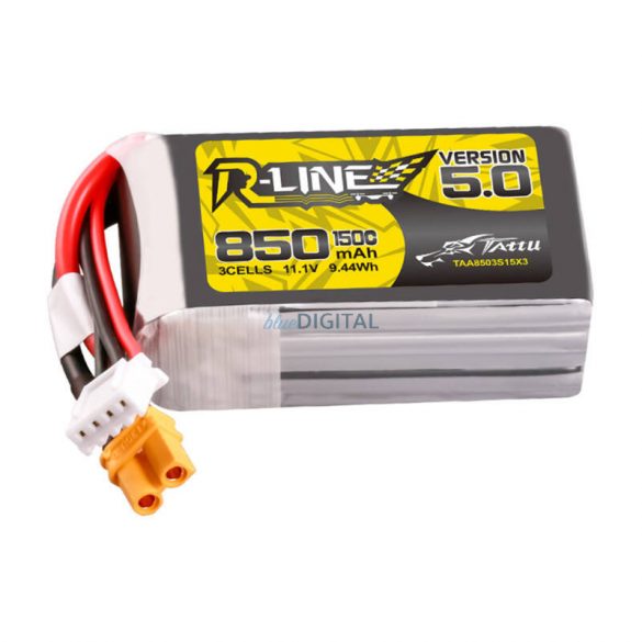 Tattu R-Line Versiunea 5.0 850mAh 3S 11.1V 150C XT30U-F