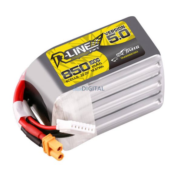 Tattu R-Line Wersja 5.0 850mAh 22.2V 6S1P 150C Lipo XT30U-F