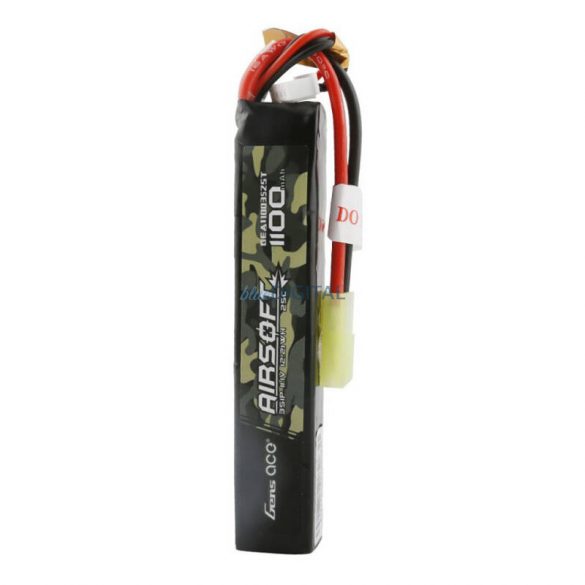 Gens ace 25C 1100mAh 3S1P 11.1V Airsoft Gun Lipo Batterymini Tamiya Plug Baterie Tamiya