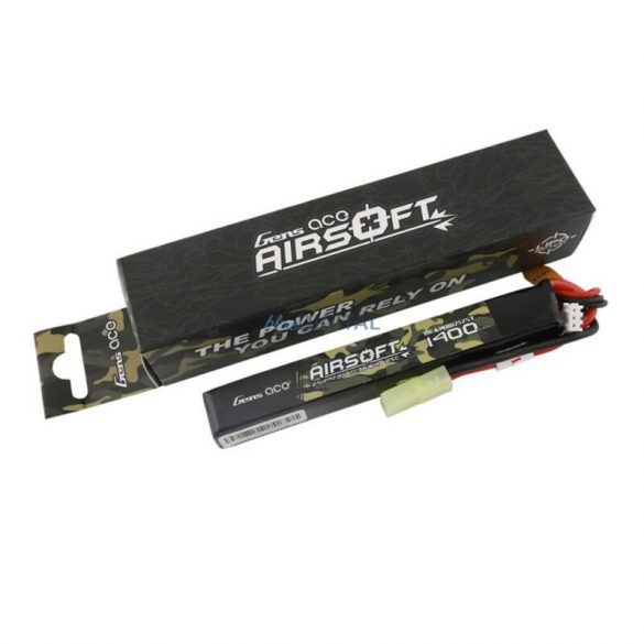 Gens ace 25C 1400mAh 2S1P 7.4V Airsoft Gun Lipo Batterymini Tamiya Plug Baterie Tamiya