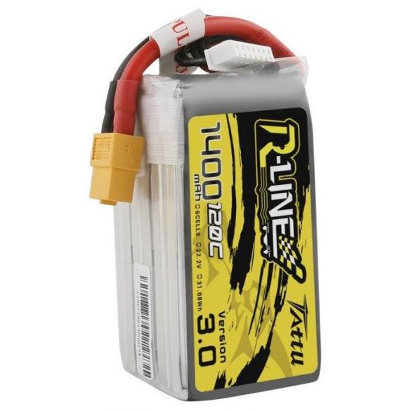 Baterie Tattu R-Line 3.0 1400mAh 22.2V 120C 6S1P XT60