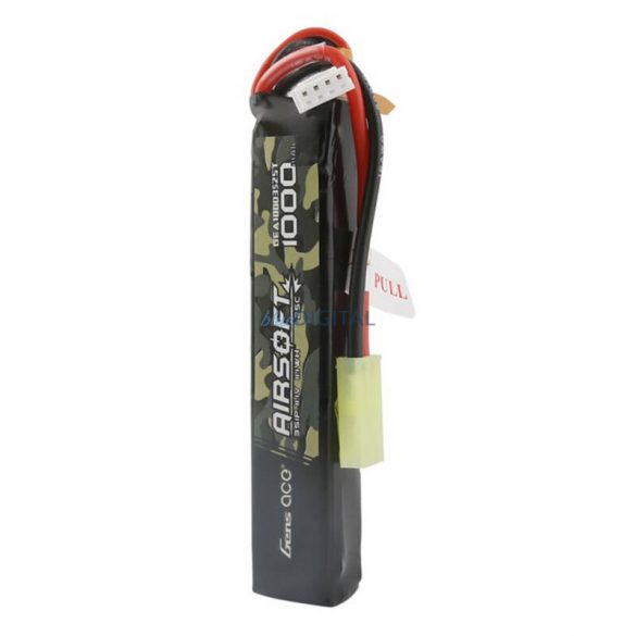 Gens ace 25C 1000mAh 3S1P 11.1V Airsoft Gun Lipo Batterymini Tamiya Plug Baterie Tamiya