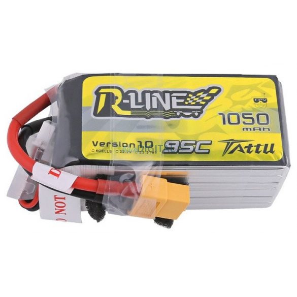 Baterie Tattu R-Line 1050mAh 22.2V 95C 6S1P XT60