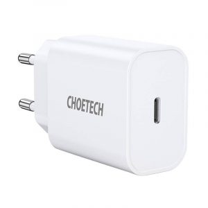 Încărcător de rețea Choetech Q5004 EU USB-C, 20W (alb)