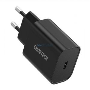 Încărcător de rețea Choetech Q5004 EU USB-C, 20W (negru)