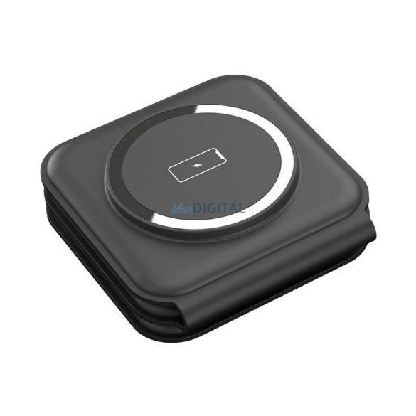 Choetech T588-F 3in1 Magnetic Wireless Charger 15W (negru)