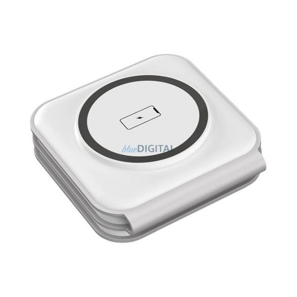 Încărcător wireless magnetic 3 în 1 Choetech T588-F 15 W (alb)