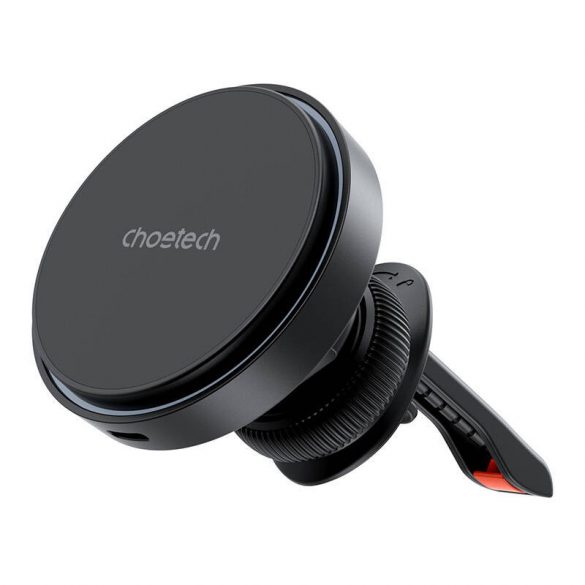 Suport magnetic pentru masina incarcator Choetech T205-F, 15W (negru)