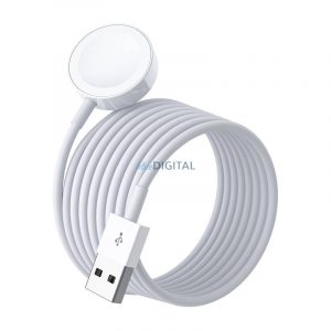 Choetech T401 Încărcător Apple Watch cu conector USB-A - alb