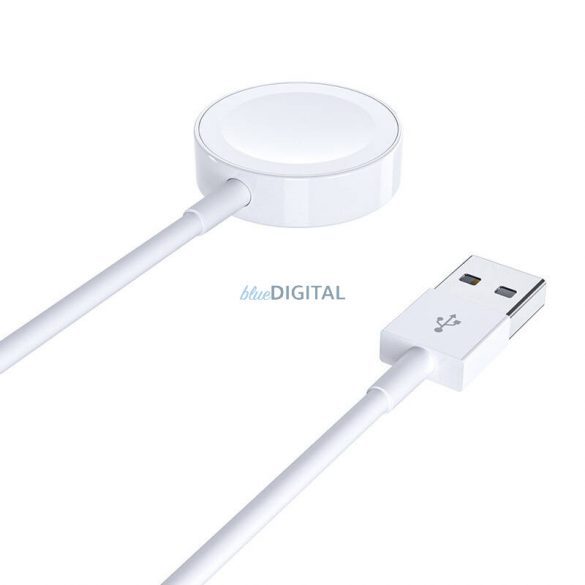 Choetech T401 Încărcător Apple Watch cu conector USB-A - alb