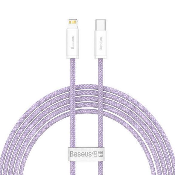 Cablu USB-C pentru Lightning Baseus Dynamic Series 20W 2m (Violet)