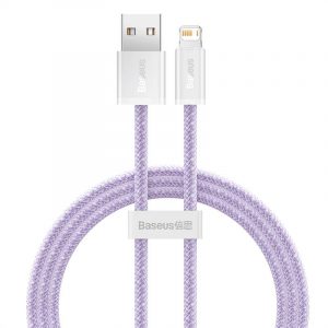 Cablu USB pentru Lightning Baseus Dynamic, 2.4A, 1m (violet)